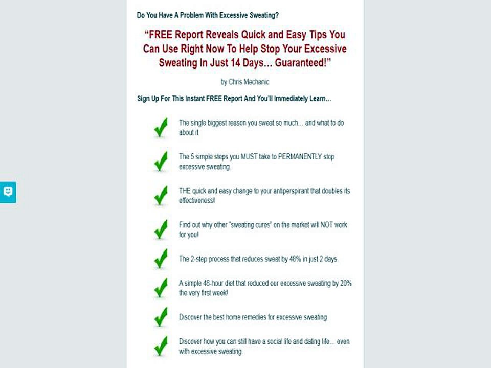 Definitive Guide To Stop Sweating