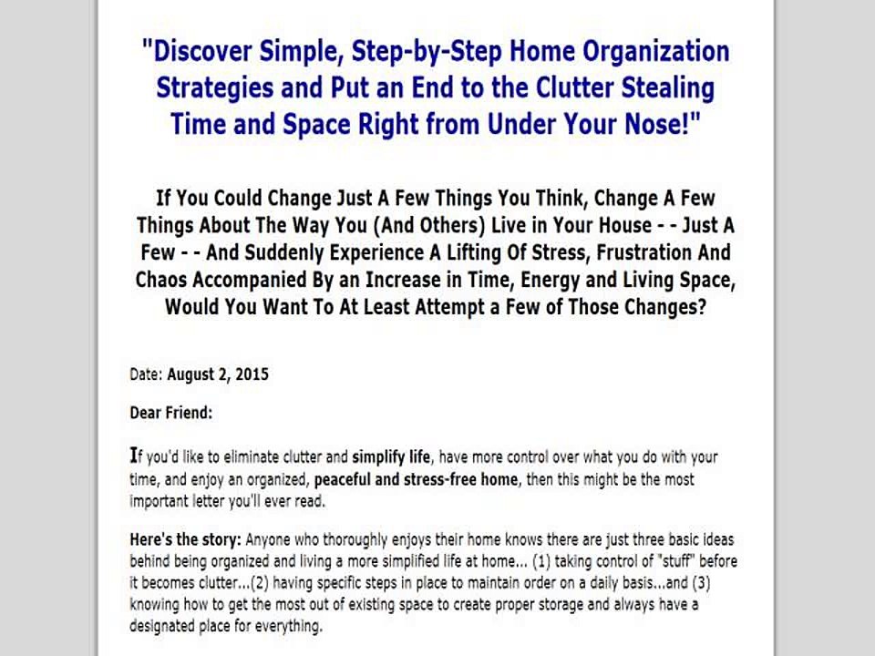 The Definitive Guide To Home Organization For Busy People!