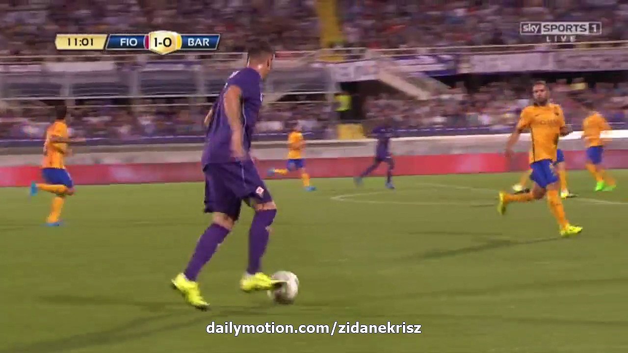 2-0 Federico Bernardeschi Second Goal HD | Fiorentina v. Barcelona - International Champions Cup 02.08.2015