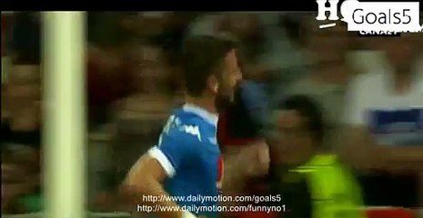 Dries Mertens Goal Nice 1 - 2 Napoli Friendly Match 2-8-2015