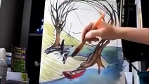 2 yaşındaki kızının karalamalara müthiş çizimlere dönüştüren anne