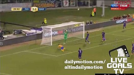 Jordi Alba Big Chance - Fiorentina 2-1 Barcelona - 02.08.2015