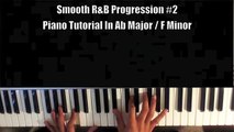 R&B CHORD PROGRESSIONS #2 - LEARN TO PLAY SMOOTH RnB PIANO FOR BEGINNERS !!!