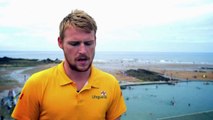 Lifeguard in viral rescue footage describes saving boy caught in rip current