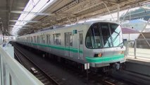 【三菱GTO】東京メトロ9000系9107F　多摩川駅を発車（HD）