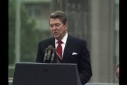 Ronald Reagan on the Berlin Wall
