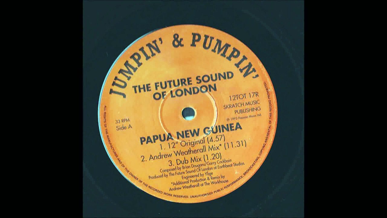 Future Sound of London Papua New Guinea 12 inch original all 7 mixes