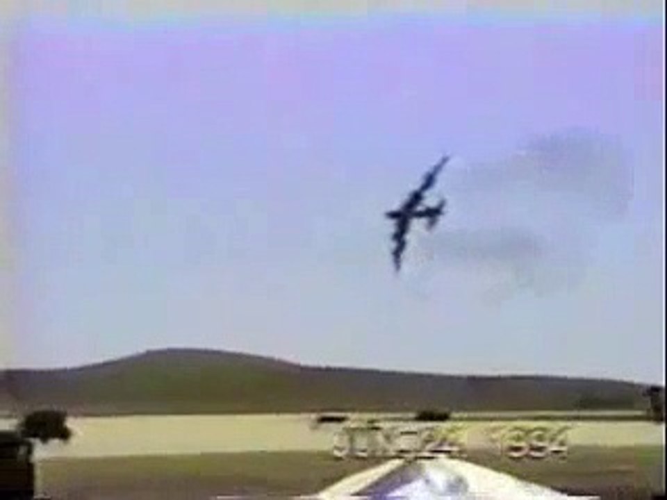 B-52 Bomber Crashes during Air Show