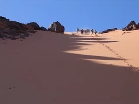 descente de dunes / rolling down dunes