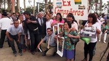 Después de 48 años, Evo Morales volvió a la escuela de Campo Santo