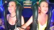 Hot Chick Passes Out Twice On The Slingshot Ride