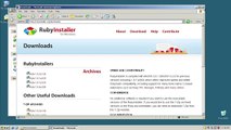 Installing Ruby and a free IDE (Komodo Edit) on Windows