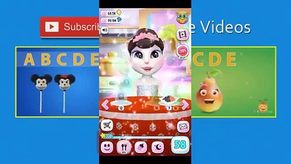 My Talking Angela ABC Song Finger Family - Finger Children Rhymes Song