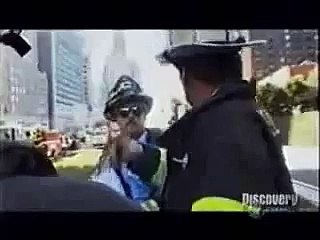 Rare Footage: Base of WTC During Collapse