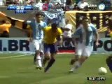 Argentina vs Brasil 4-3 - Goles de Messi P.T - Amistoso