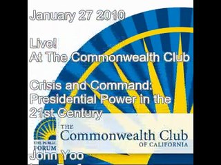 John Yoo Confronted at The Commonwealth Club