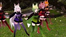 (MMD) Korpiklaani - Let's Drink/ Gumi ,  IA , Teto , Meiko , Shinkiro.