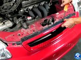 SPECDTUNING INSTALLATION VIDEO: 1996-1998 HONDA CIVIC FRONT GRILLE