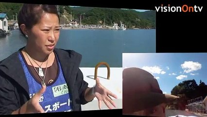 Fishing village flattened by tsunami wave