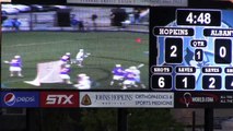 2012 Albany vs #3 Johns Hopkins NCAA Lacrosse Highlights