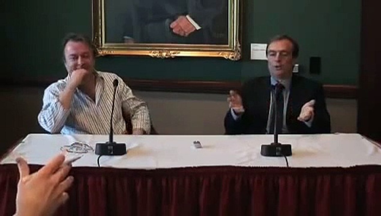 Christopher and Peter Hitchens - Pre-debate discussion [2008]