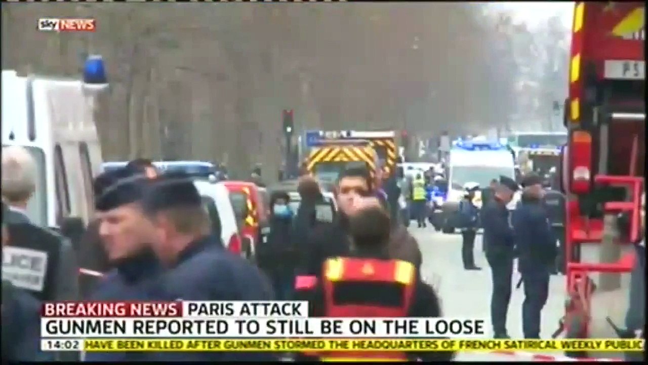 Paris Terrorist Attack VIDEO | Policeman Shot In Head | French magazine Charlie