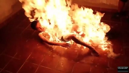 soirée mousse enflammé - fail