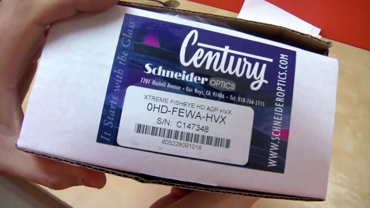 Unboxing Century Xtreme Fisheye .3x HD