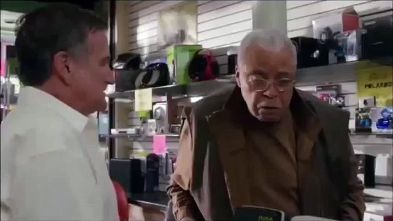 The Angriest Man in Brooklyn, James Earl Jones as a stuttering salesman