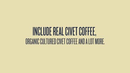 Civet Coffee