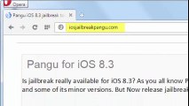 Jailbreak ios 8.3 Untethered With Pangu For iOS 8 iPhone 6,5,5S,4,3GS,iPod Touch iPad