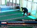 Aksi Pencuri Kotak Amal Masjid Terekam CCTV