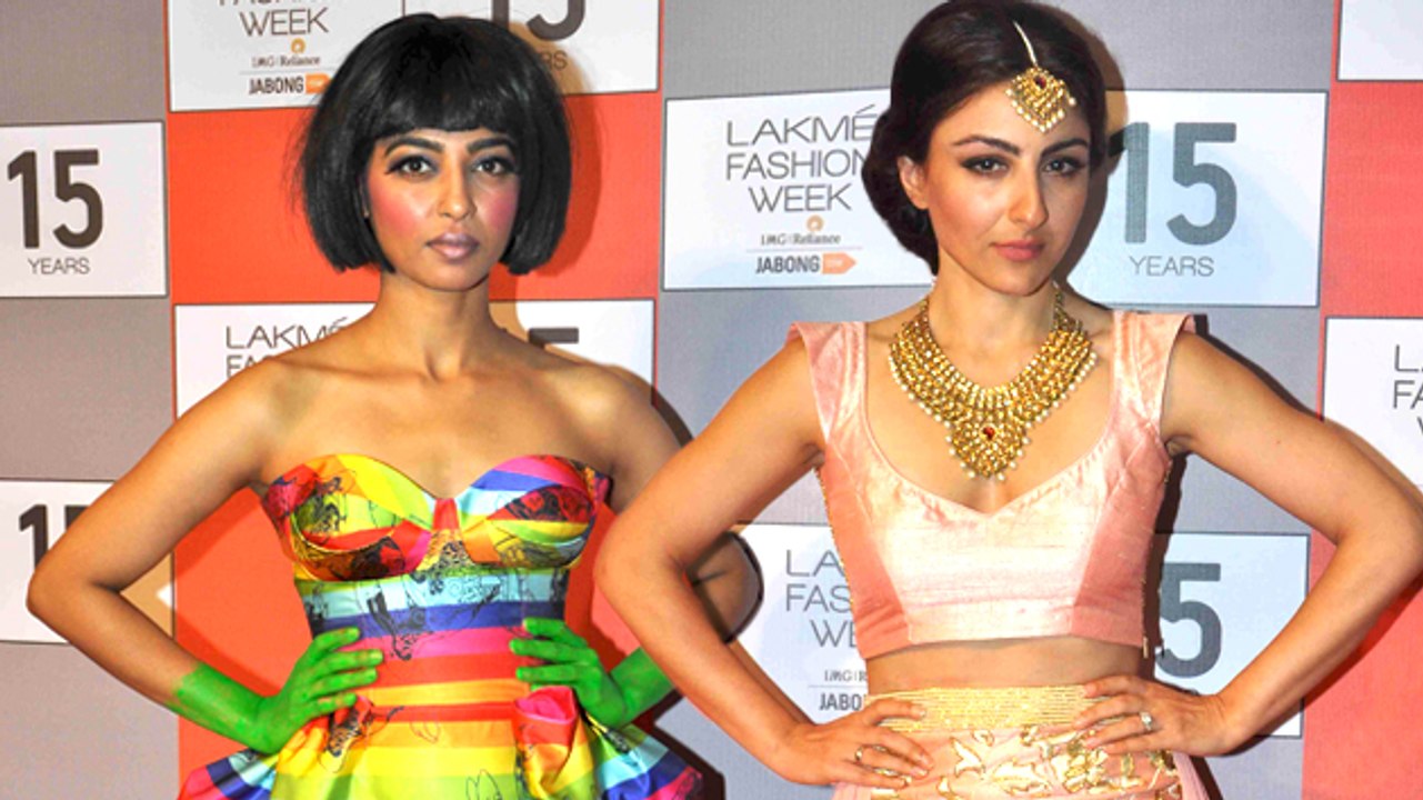 Radhika Apte & Soha Ali Khan Sizzle @ LFW 2015