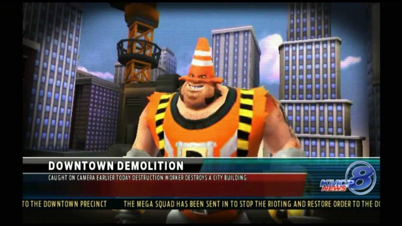Megamind Mega Team Unite Walkthrough Part 1 (Wii)