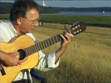 ELBE RIVER ,ROMANZE AM ELBDEICH ,nylon string acoustic guitar,Hamburg