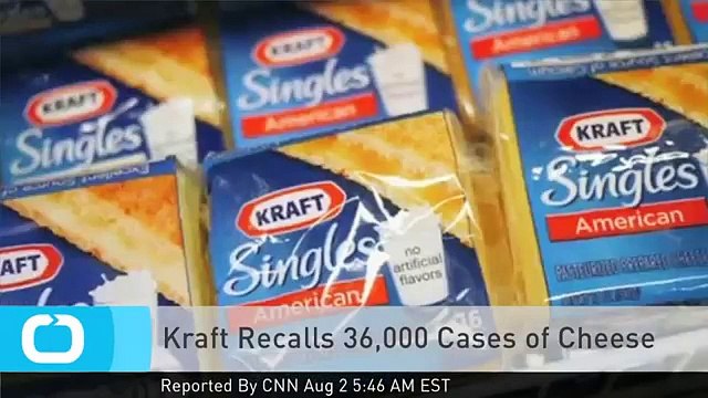 Kraft Recalls 36,000 Cases of Cheese
