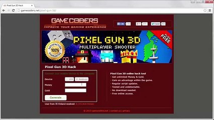 Pixel Gun 3D Hack iOS & Android