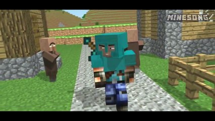 "Little Square Face" Minecraft Song [Minecraft Animation]