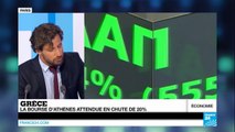 Grèce : la bourse d'Athènes rouvre dans le rouge après 5 semaines de fermeture