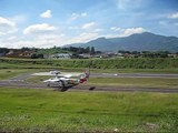 Costa Rica Aviones en el Aeropuerto Internacional Tobias Bolanos