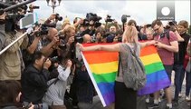 LGBT activists arrested in Russia amid paratrooper celebrations