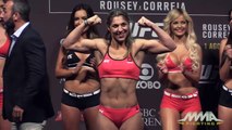 UFC 190 Weigh-Ins Ronda Rousey vs. Bethe Correia