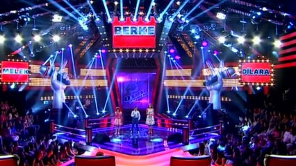 Berke, Melek ve Dilara'nın Düellosu 'Bir Varmış Bir Yokmuş' - O Ses Çocuklar 2.Sezon