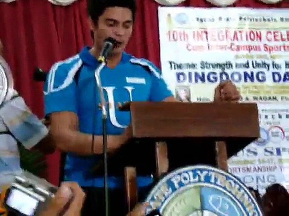 Dingdong Dantes and Marian Rivera at LSPU