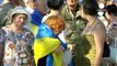 Cientos de manifestantes ucranianos protestan por la creación de una zona desmilitarizada