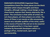 Parsvnath Developers Chess Competitions