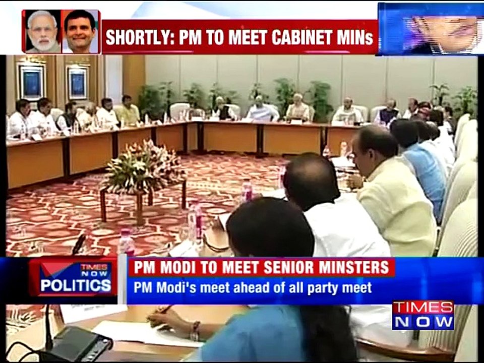Modi to meet Sr Cabinet Ministers