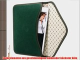 Bouletta Envelope Gr?n Apple iPad Air H?lle iPad 5 Leder Canvas Tasche Book Case Cover Sleeve