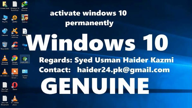How to Activate winodows 10 & pro & N genuine : windows 10 crack : windows 10 pro serial key