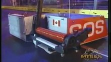 Son of Smashy VS Deadblow (Grant Imahara), Battlebots 1999 Long Beach MegaBot (Middleweight) Round 2